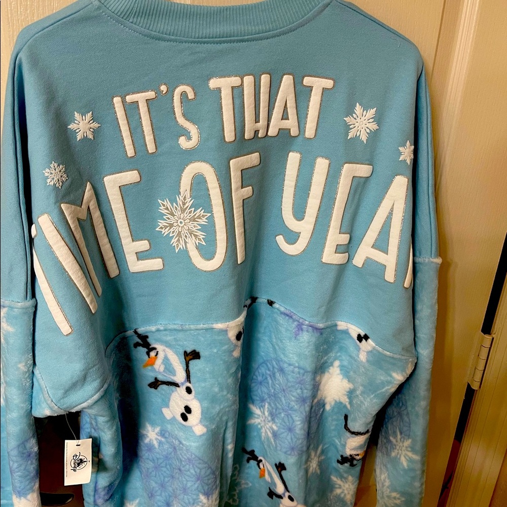 2021 Disney Epcot Festival Of The Holidays Olaf Spirit Jersey Adult Medium